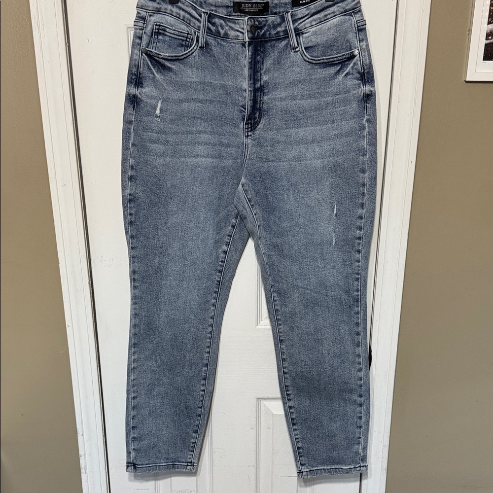 Judy Blue Women's Slim Fit Jeans Charcoal Size 11/30